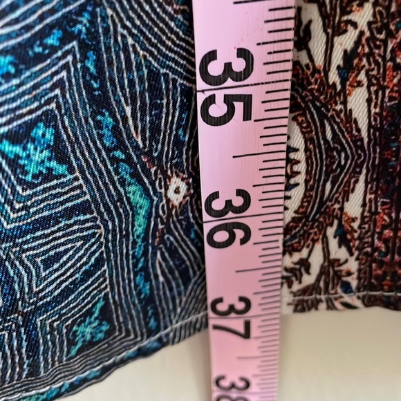 Amy Matto New York Rowan Shift Paisley High Neck Mini Dress - Picture 8 of 12